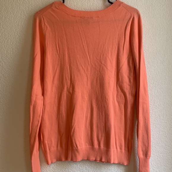 Express orange long sleeve sweater with rhinestones - Picture 5 of 5